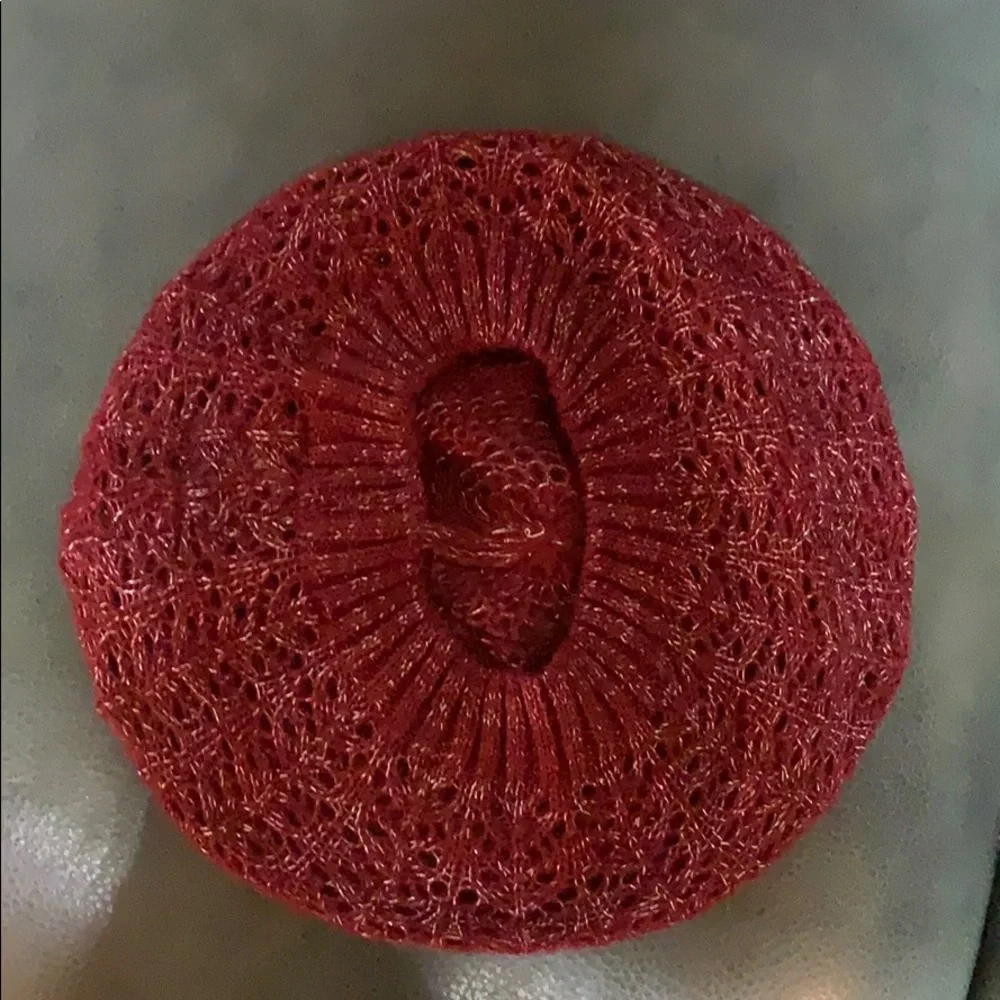 Ellen Tracy Burgundy Beanie & Infinity Scarf